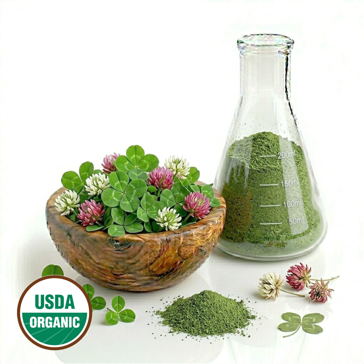 CERTIFIED ORGANIC RED CLOVER POWDER
