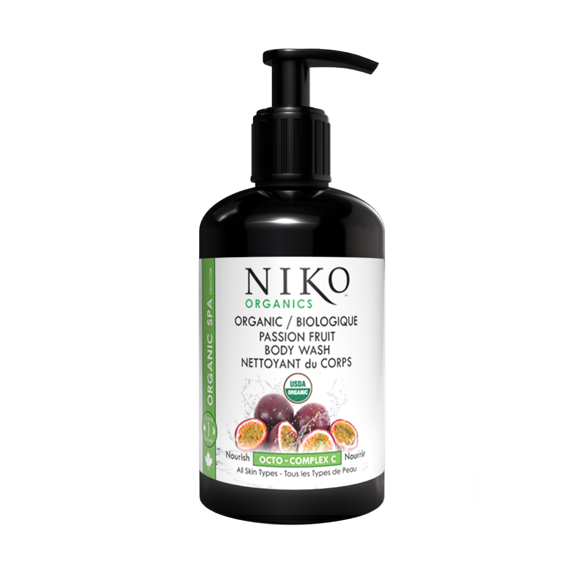 ORGANIC PASSION FRUIT BODY WASH-250mL 