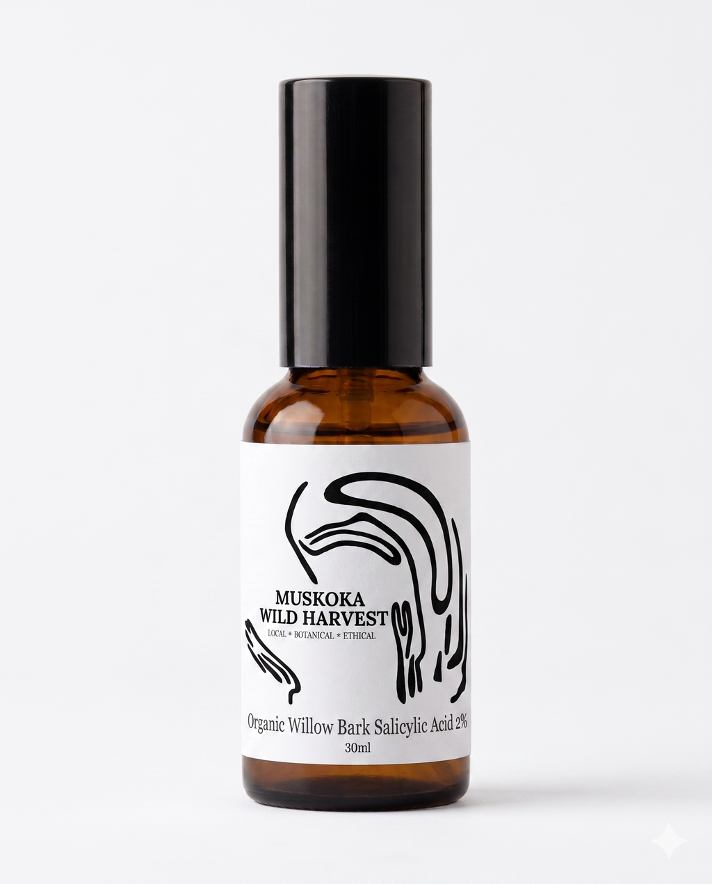 WILD ORGANIC WILLOW BARK SALICYLIC ACID 2% SERUM