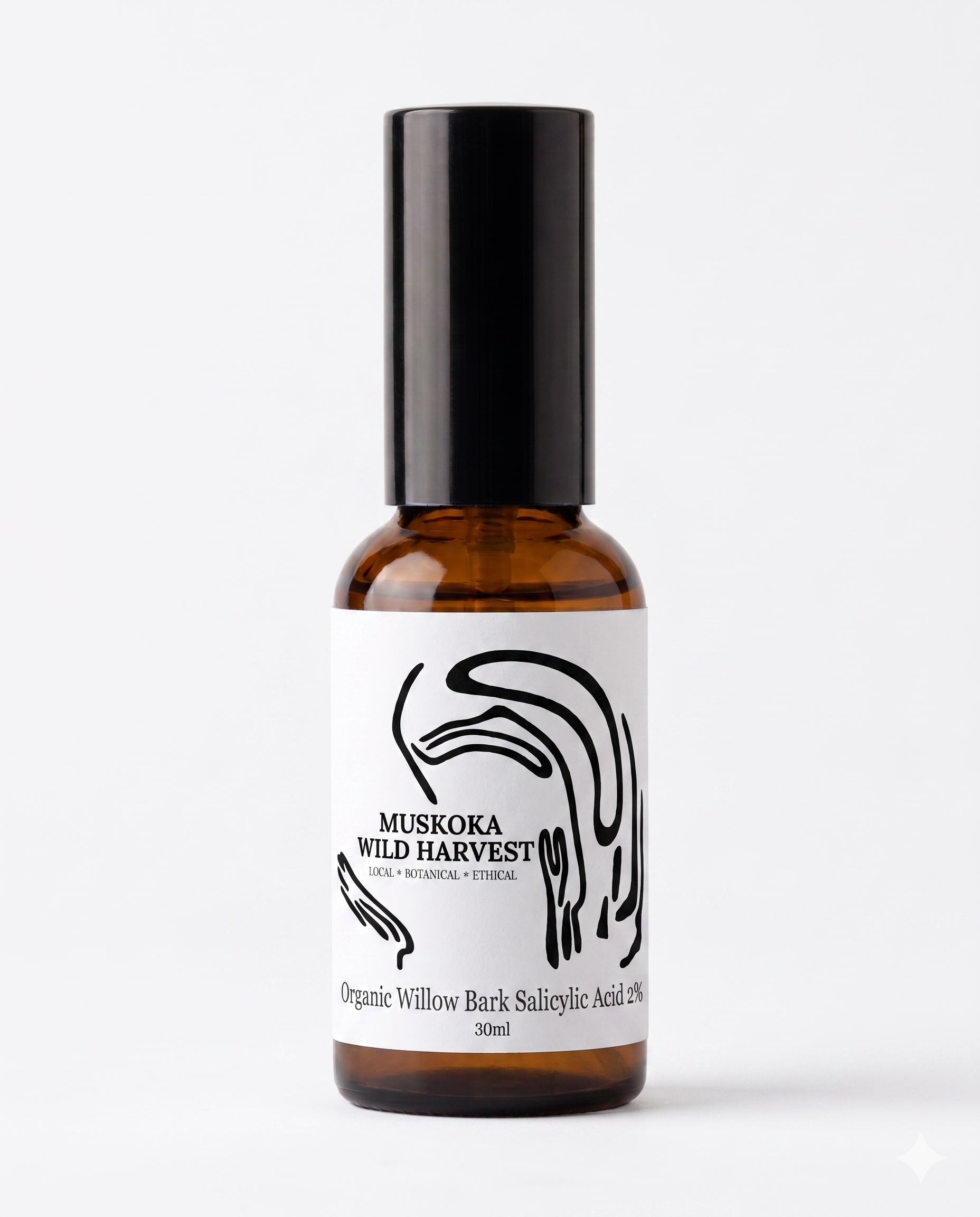 WILD ORGANIC WILLOW BARK SALICYLIC ACID 2% SERUM